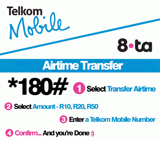 How To Transfer Telkom Airtime In South Africa