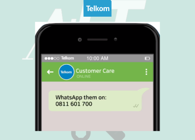 WhatsApp number for Telkom