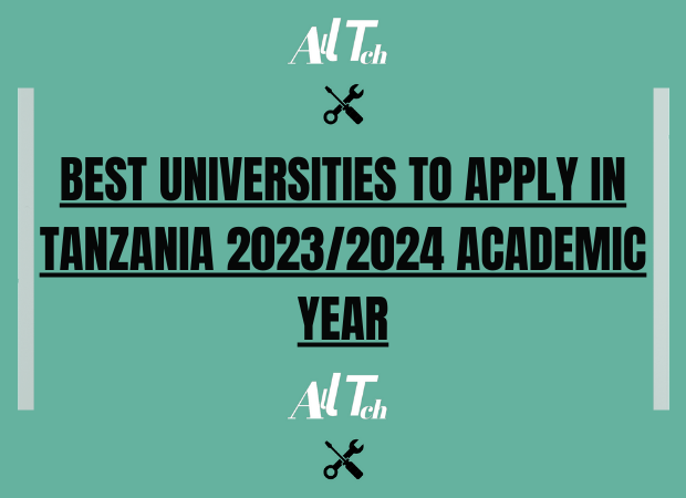 Best Universities in Tanzania To Apply 2023/2024 Academic Year